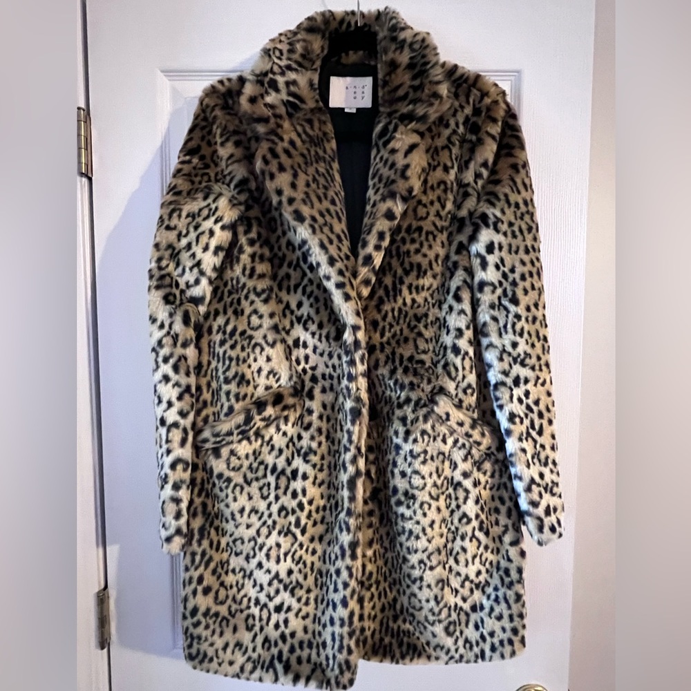 Women's Faux Fur Midi Coat